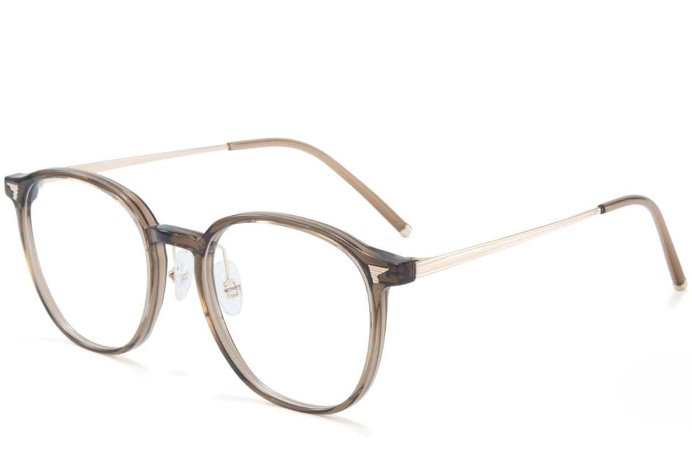 Rectangular Brown TR90 Glasses #BS1025-0075