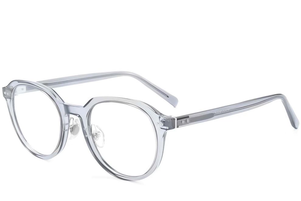 Oval Grey TR90 Glasses #BS1025-0086