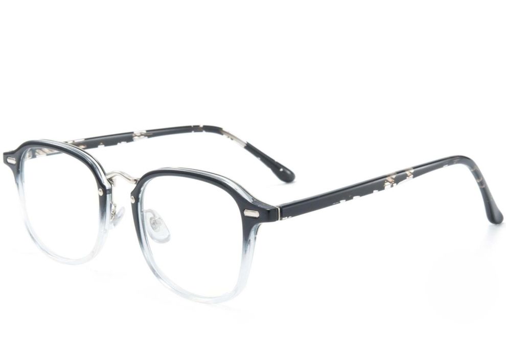 Gafas rectangulares grises TR90 #BS1025-0090