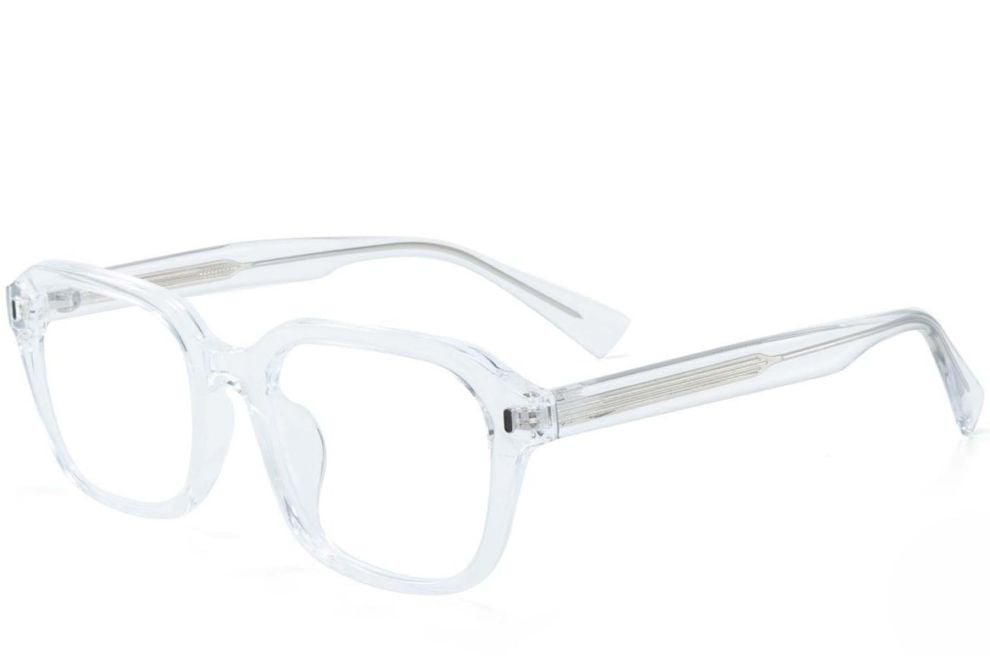 Rectangular Transparent TR90 Glasses #BS1025-0105