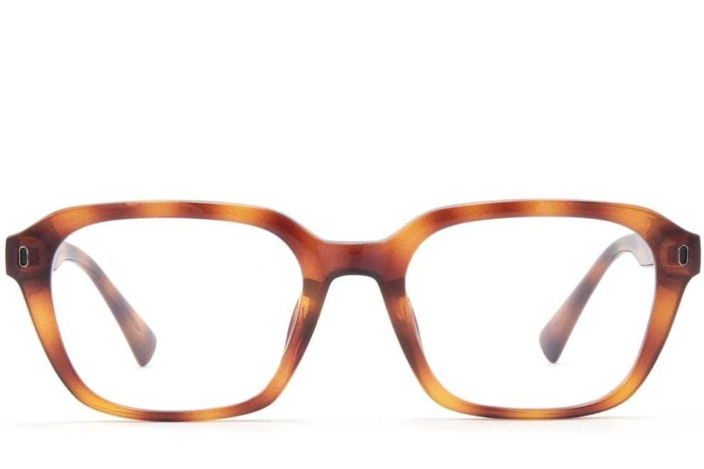 Rectangular Tortoiseshell TR90 Glasses #BS1025-0109