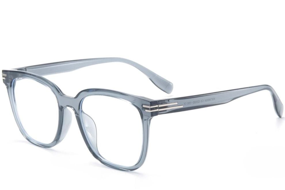 Rectangular Grey TR90 Glasses #BS1025-0112
