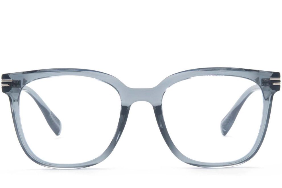 Rechteckige graue TR90-Brille #BS1025-0112