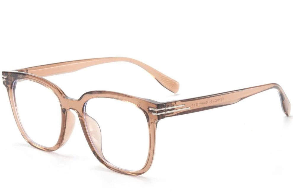 Rectangular Brown TR90 Glasses #BS1025-0113