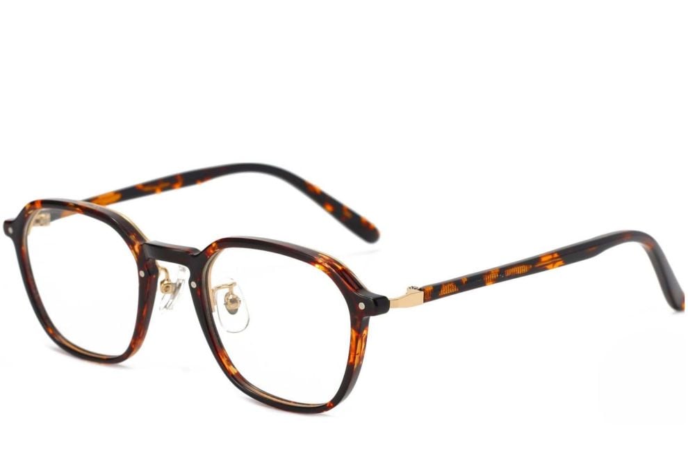 Rectangular Tortoiseshell TR90 Glasses #BS1025-0119