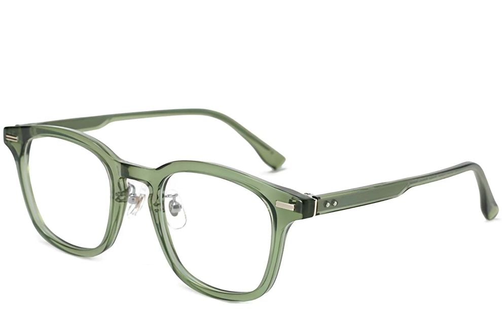 Rectangular Green TR90 Glasses #BS1025-0125
