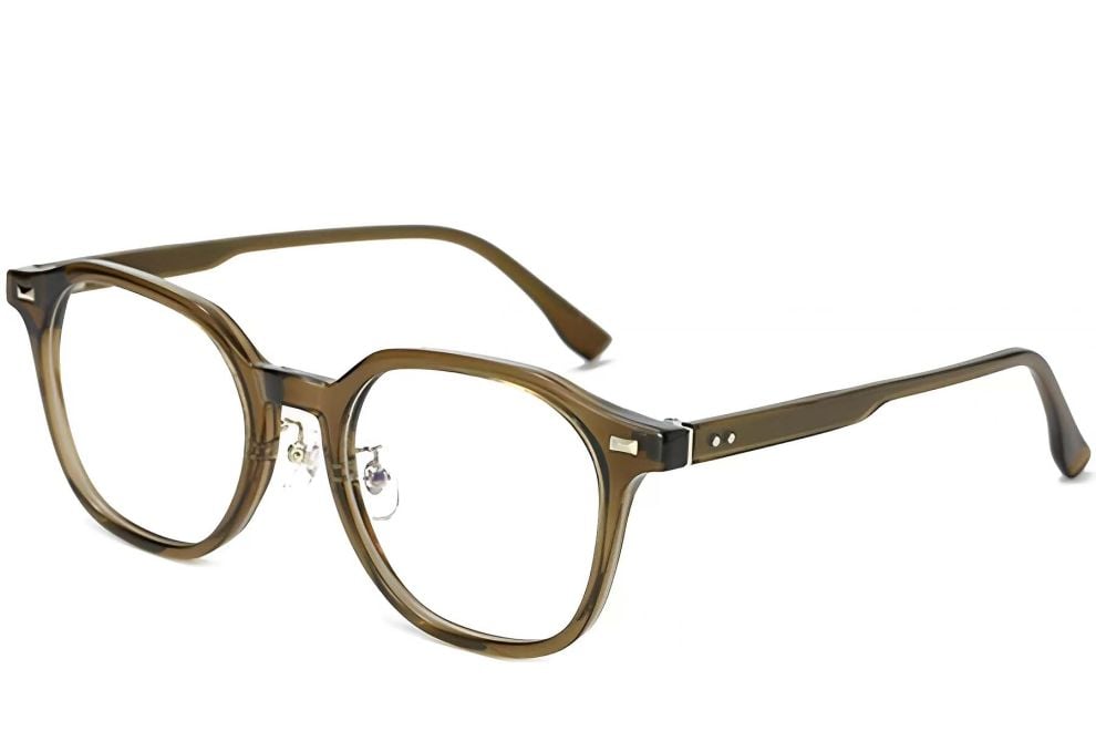 Rectangular Green TR90 Glasses #BS1025-0131