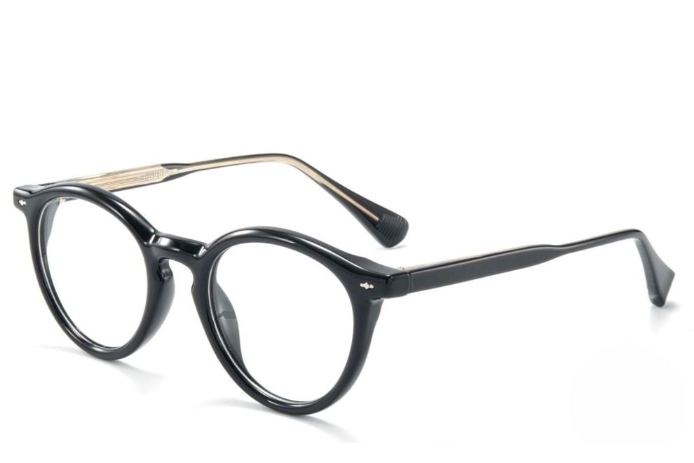 Oval Black TR90 Glasses #BS1025-0133