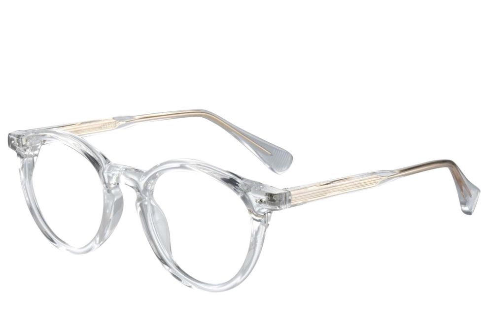 Oval Transparent TR90 Glasses #BS1025-0134