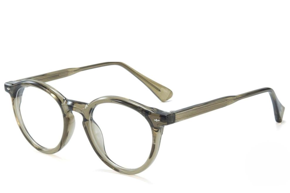 Ovale grüne TR90-Brille #BS1025-0137