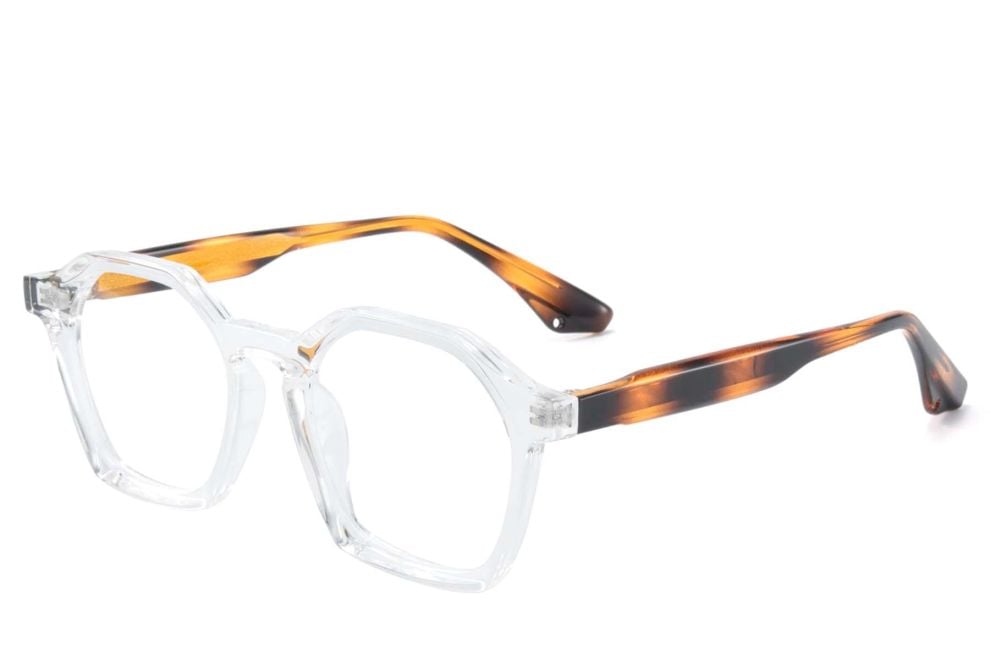 Geometric Transparent TR90 Glasses #BS1025-0139