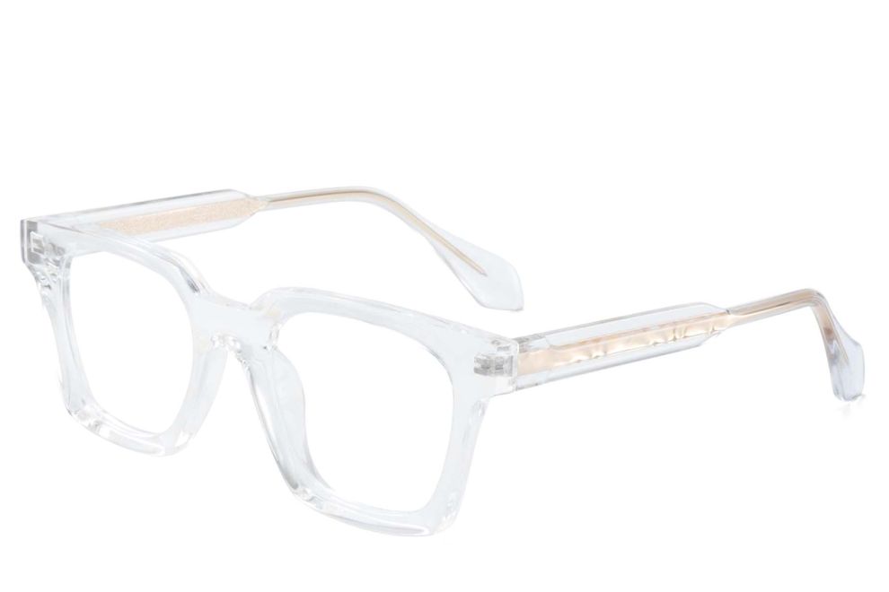 Rechteckige transparente TR90-Brille #BS1025-0144