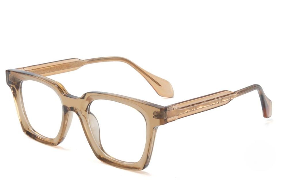 Rectangular Brown TR90 Glasses #BS1025-0146