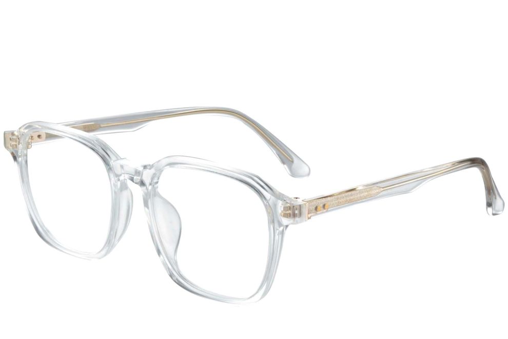 Rectangular Transparent TR90 Glasses #BS1025-0149