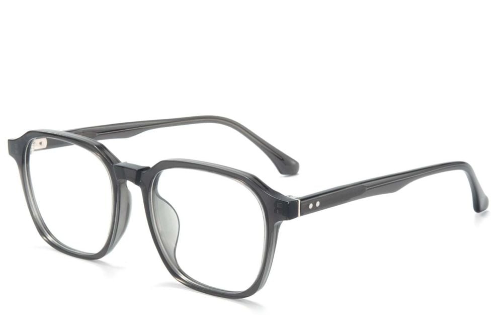 Rectangular Grey TR90 Glasses #BS1025-0150