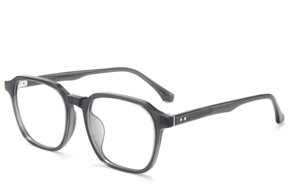 Rectangular Grey TR90 Glasses #BS1025-0150