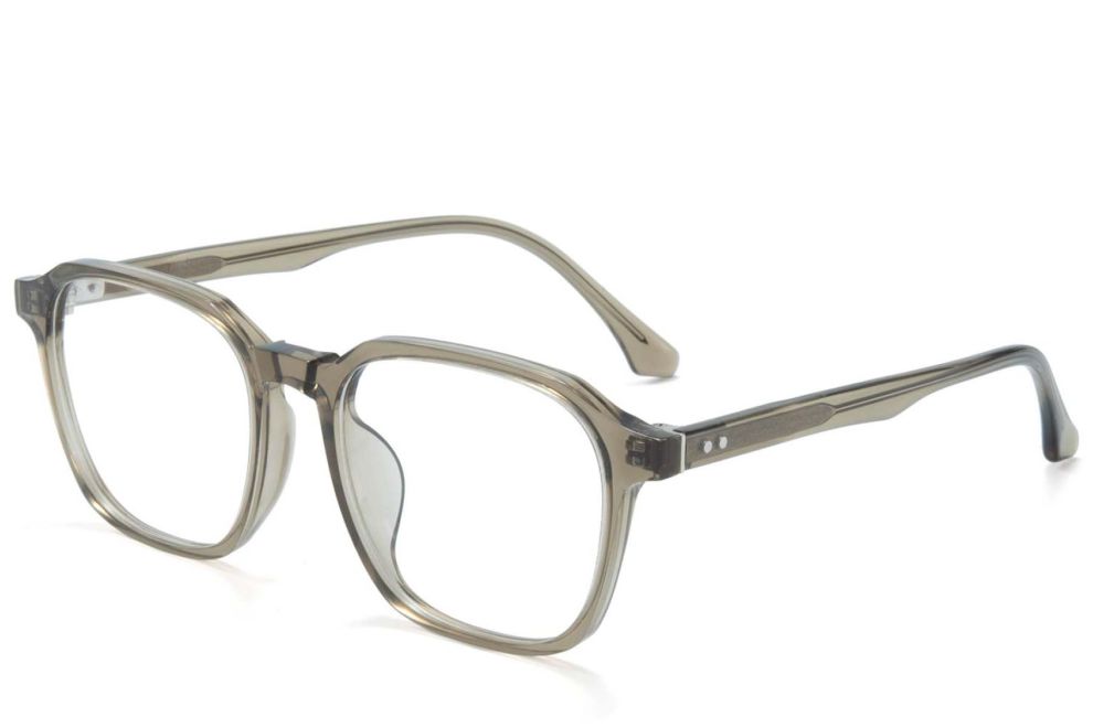 Rechteckige grüne TR90-Brille #BS1025-0152