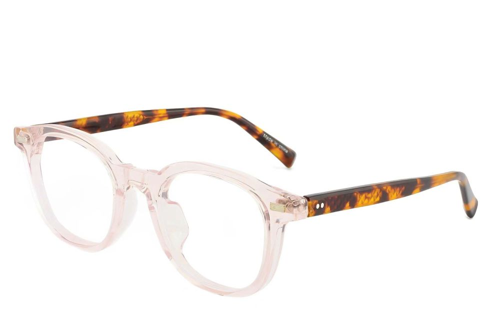 Rectangular Pink TR90 Glasses #BS1025-0157