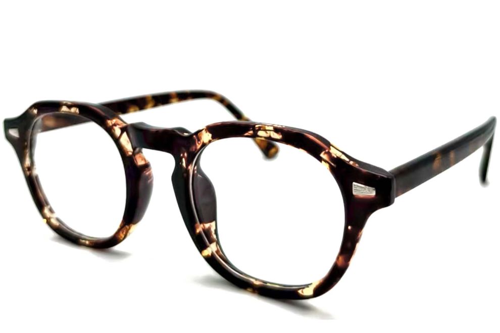 Rechteckige Schildpatt-TR90-Brille #BS1025-0187