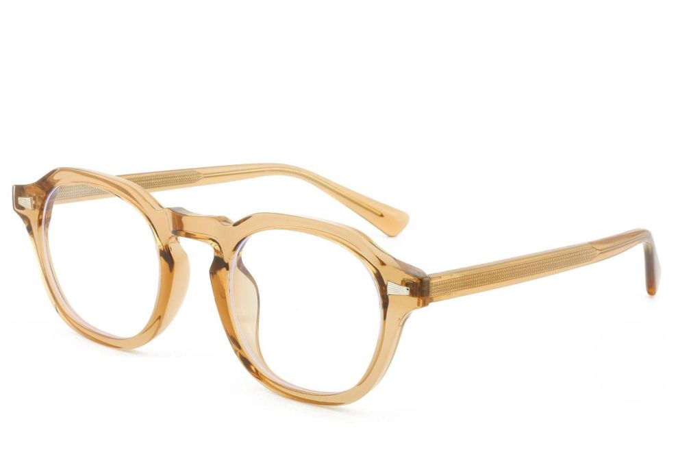 Rectangular Brown TR90 Glasses #BS1025-0190