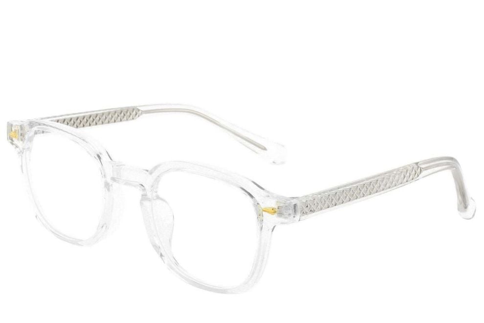 Rectangular Transparent TR90 Glasses #BS1025-0202