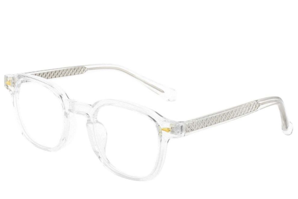 Gafas rectangulares transparentes TR90 #BS1025-0202
