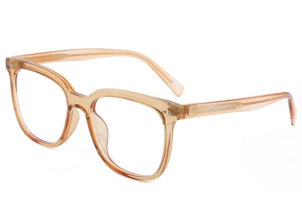 Rectangular Brown TR90 Glasses #BS1025-0212