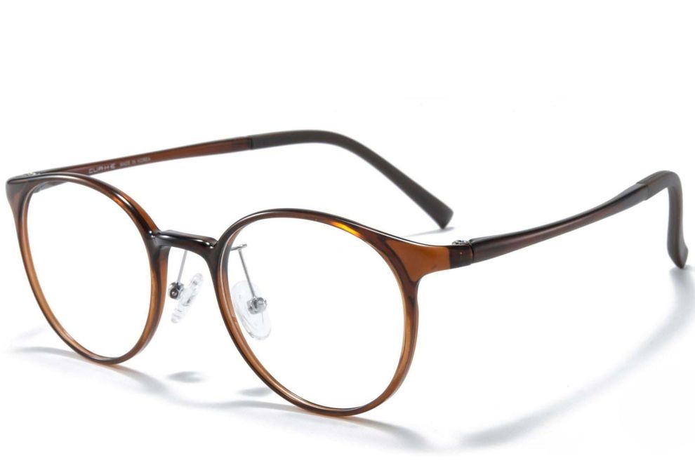 Oval Brown Ultem Glasses #BS1025-0215