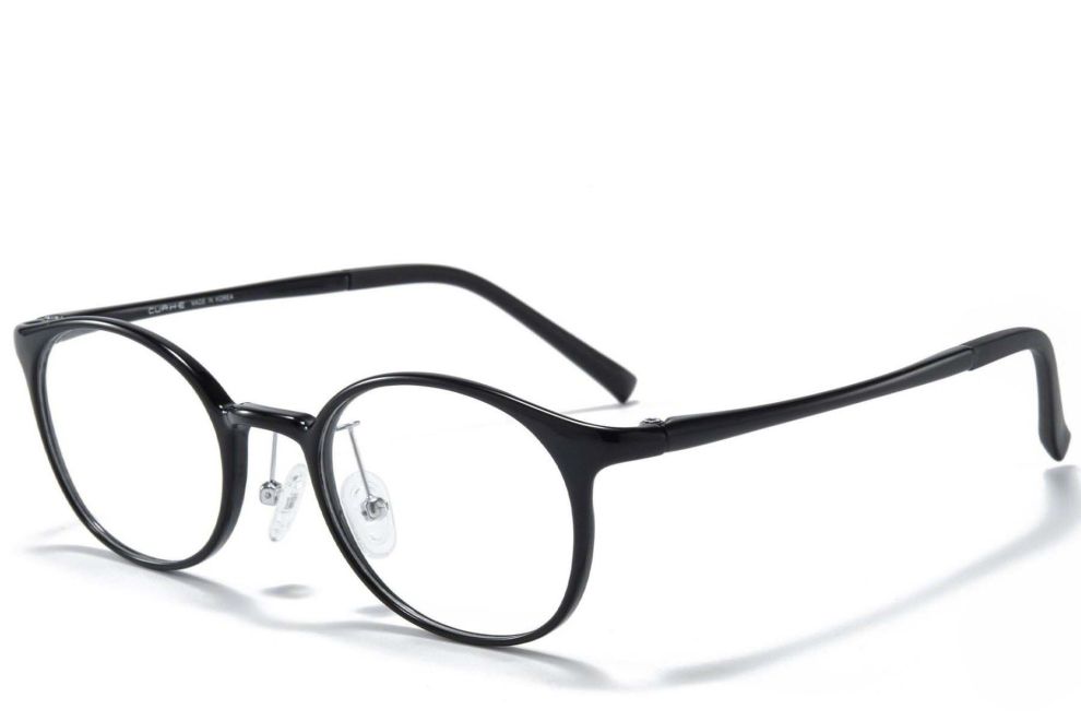 Oval Black Ultem Glasses #BS1025-0227