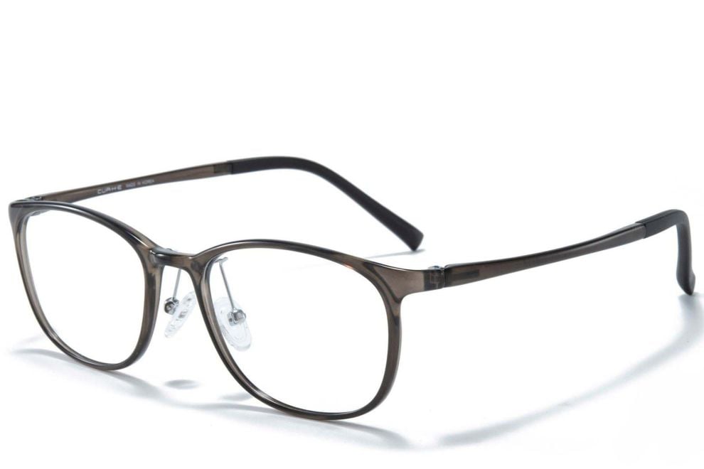 Rectangular Grey Ultem Glasses #BS1025-0238