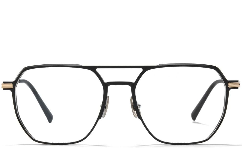 Aviator Golden Metal Glasses #BS1025-0267