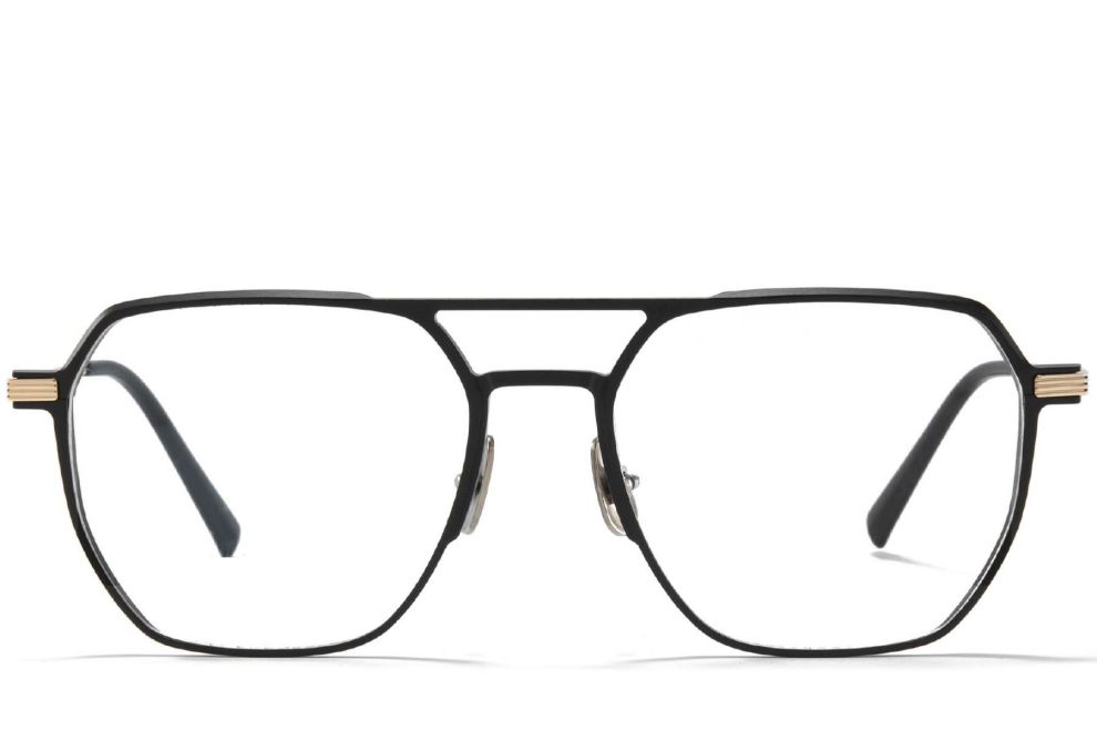 Aviator Golden Metal Glasses #BS1025-0267