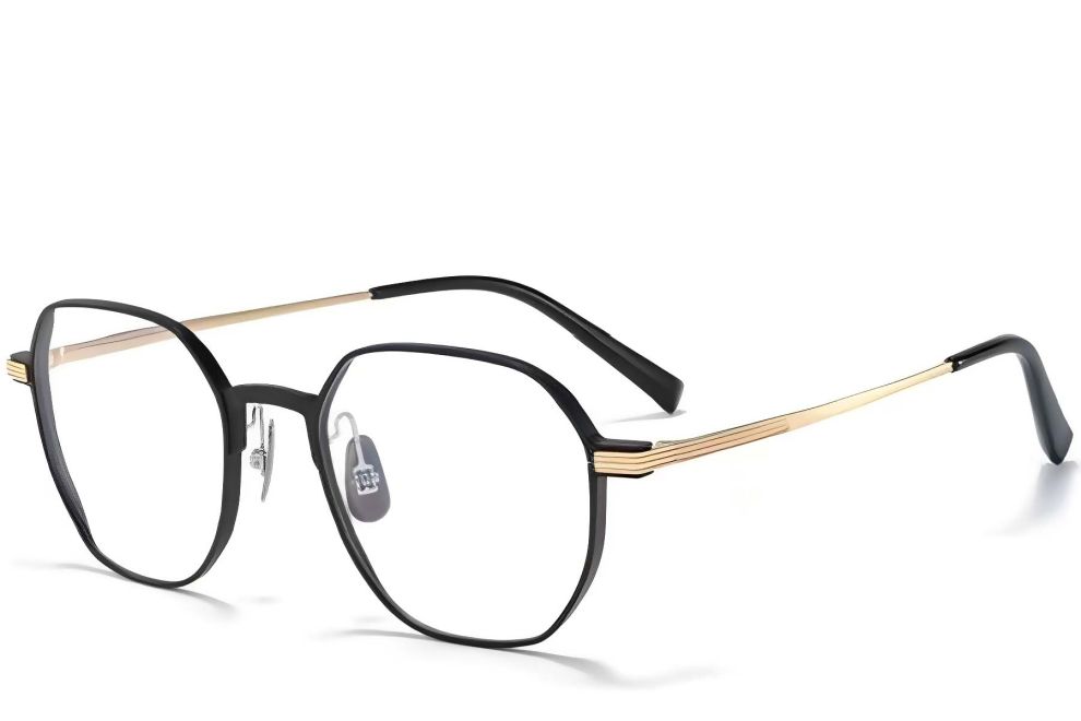 Geometric Golden Metal Glasses #BS1025-0282