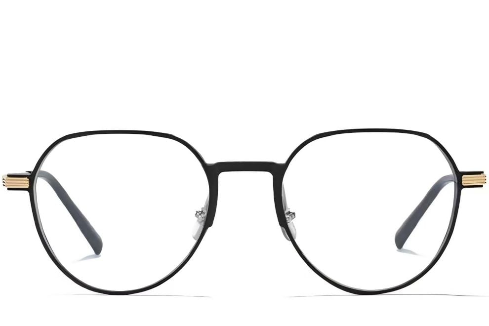 Geometric Golden Metal Glasses #BS1025-0290