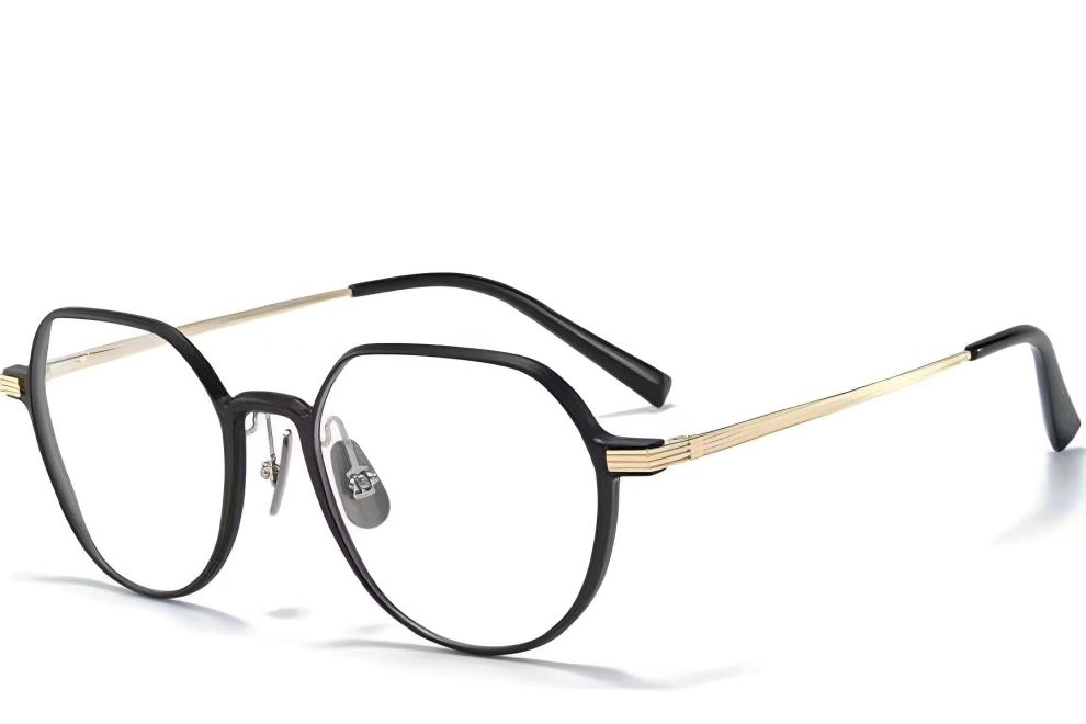 Geometric Golden Metal Glasses #BS1025-0297