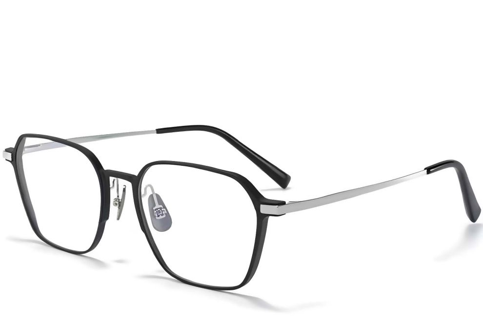 Geometric Silver Metal Glasses #BS1025-0312