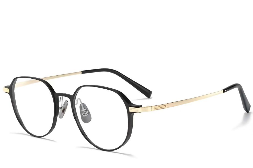 Geometric Golden Metal Glasses #BS1025-0319