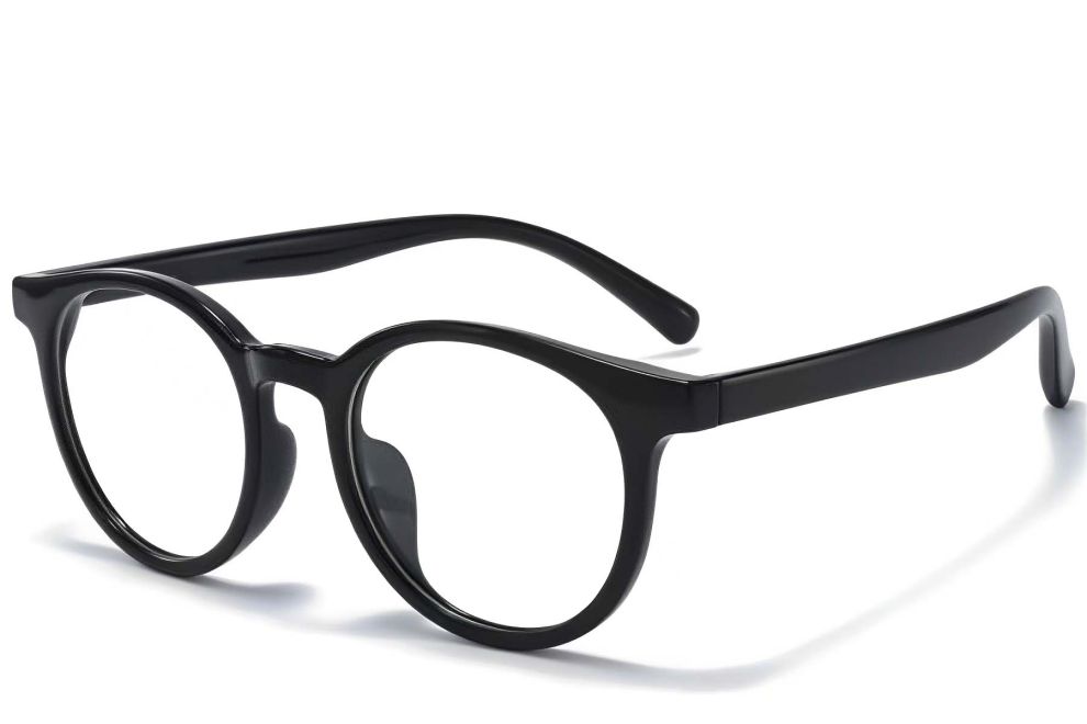 Round Black TR90 Glasses #BS1025-0361