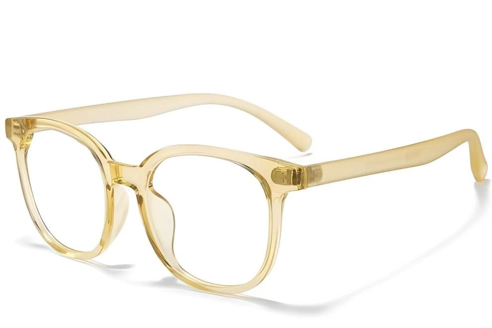 Oval Yellow TR90 Glasses #BS1025-0371