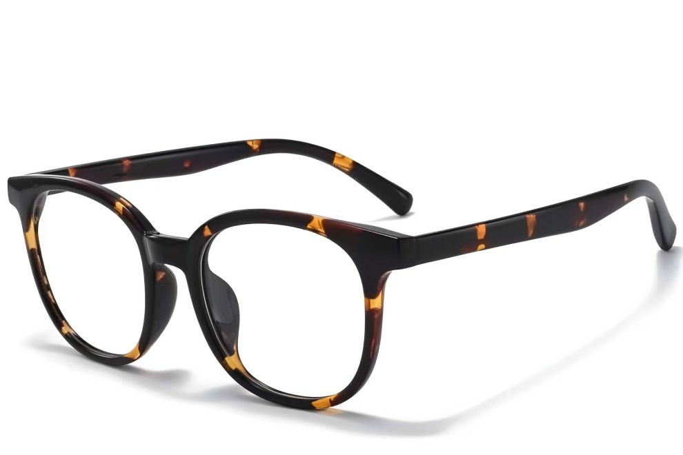 Lunettes ovales écaille de tortue TR90 #BS1025-0372