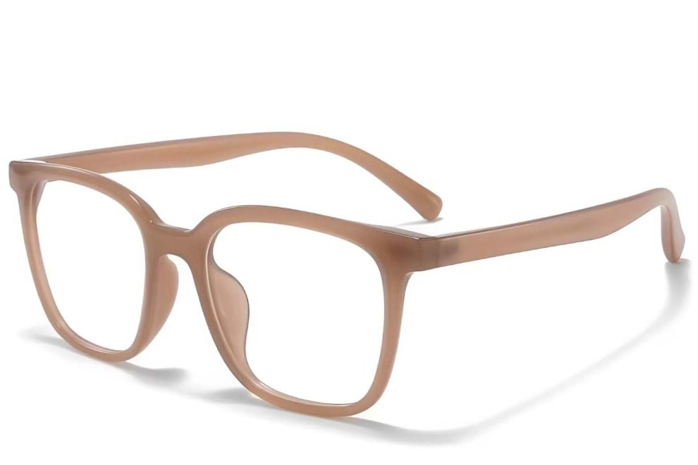 Rectangular Pink TR90 Glasses #BS1025-0374