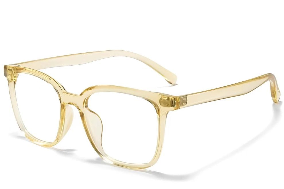 Rectangular Yellow TR90 Glasses #BS1025-0377