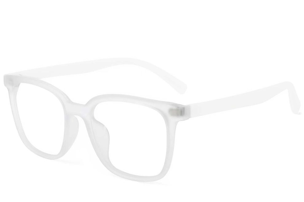 Rectangular White TR90 Glasses #BS1025-0380