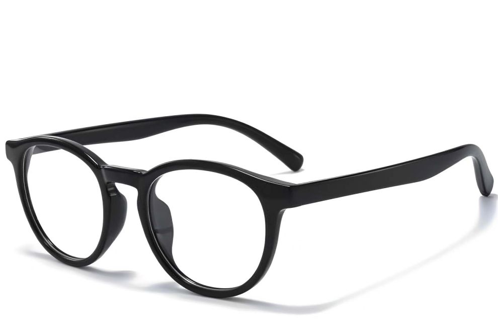 Oval Black TR90 Glasses #BS1025-0385