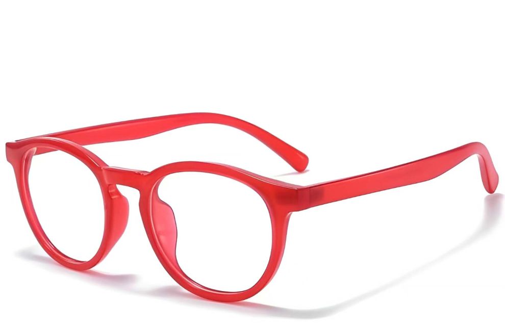 Ovale rote TR90-Brille #BS1025-0386