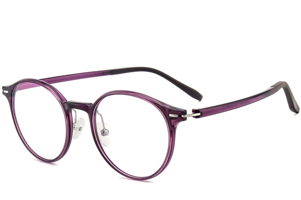 Ovale lila Ultem-Brille #BS1025-0393