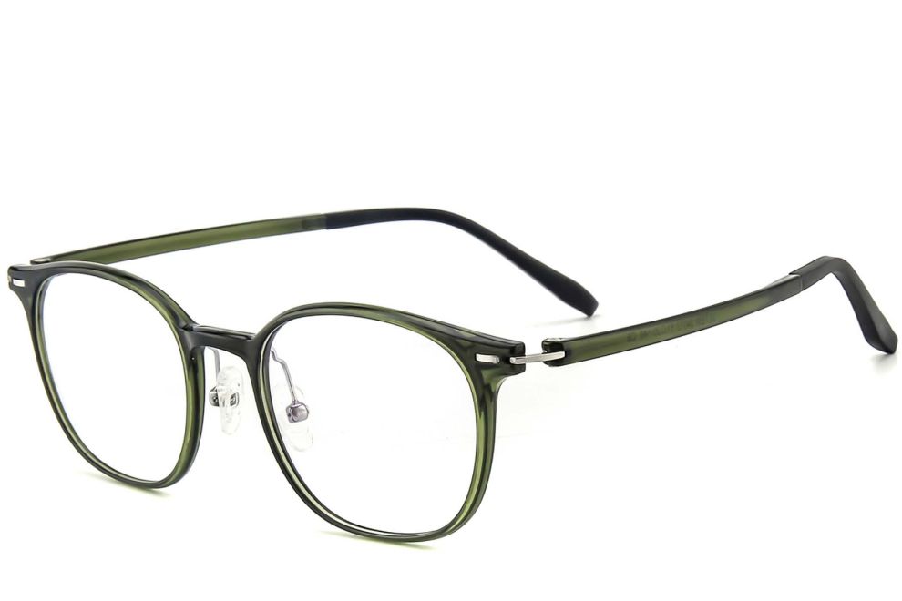 Ovale grüne Ultem-Brille #BS1025-0400