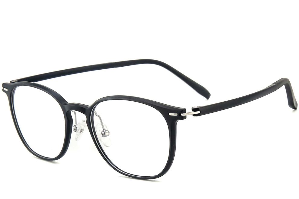 Oval Black Ultem Glasses #BS1025-0406