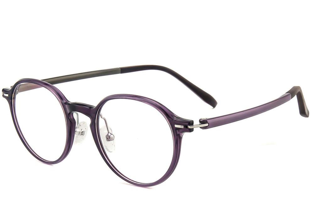 Ovale lila Ultem-Brille #BS1025-0418