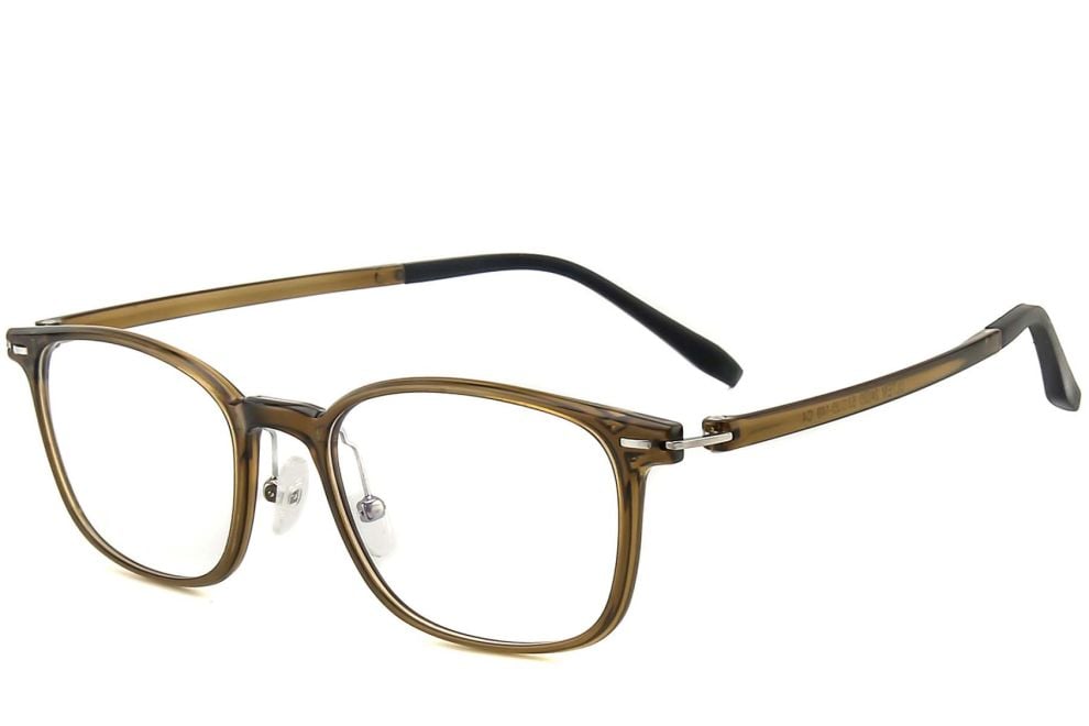 Rectangular Green Ultem Glasses #BS1025-0432